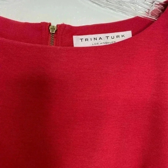Trina Turk Red Sheath Dress - Picture 3 of 6